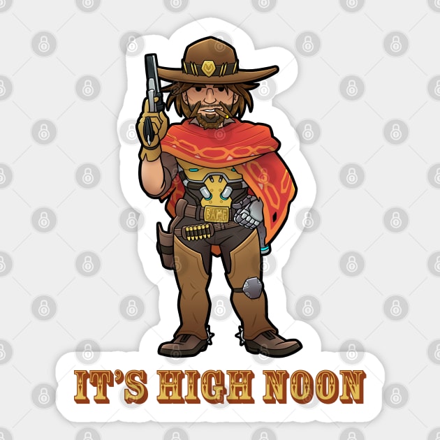 High Noon Sticker by Red_Flare_Art